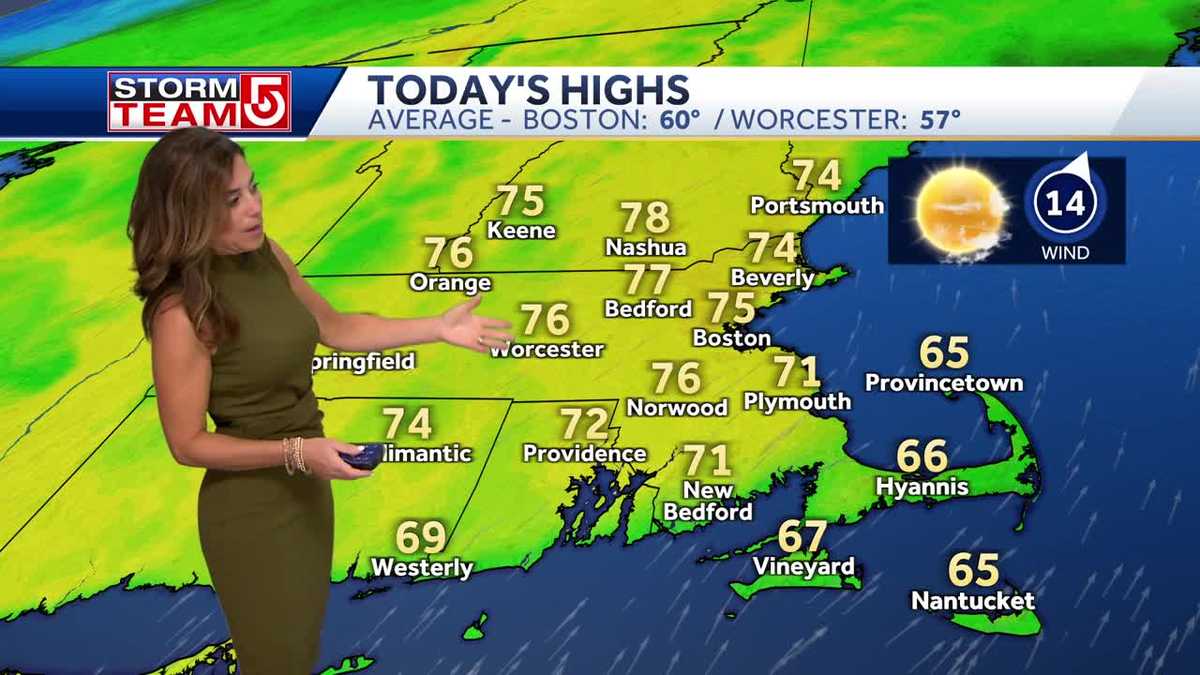 Video: One more warm day before feel of fall returns