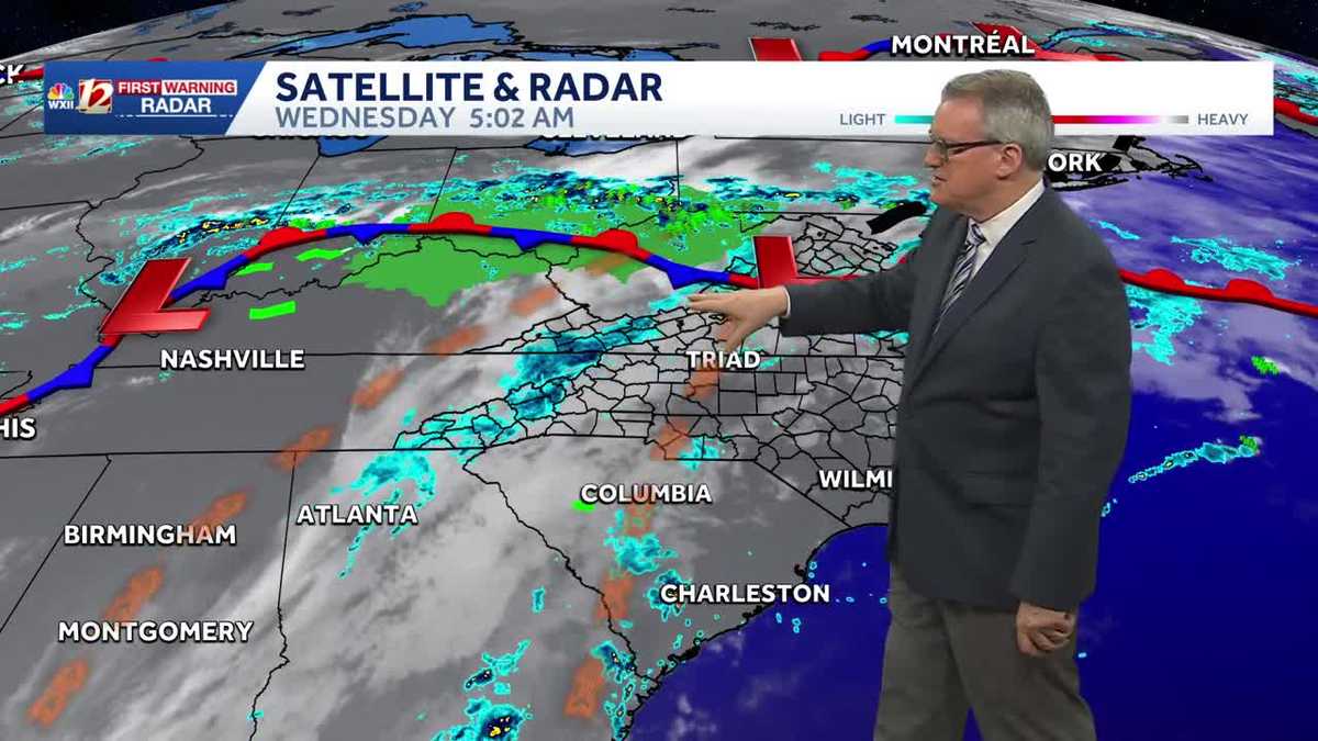 Another round of Triad rain includes a severe storms risk Wednesday