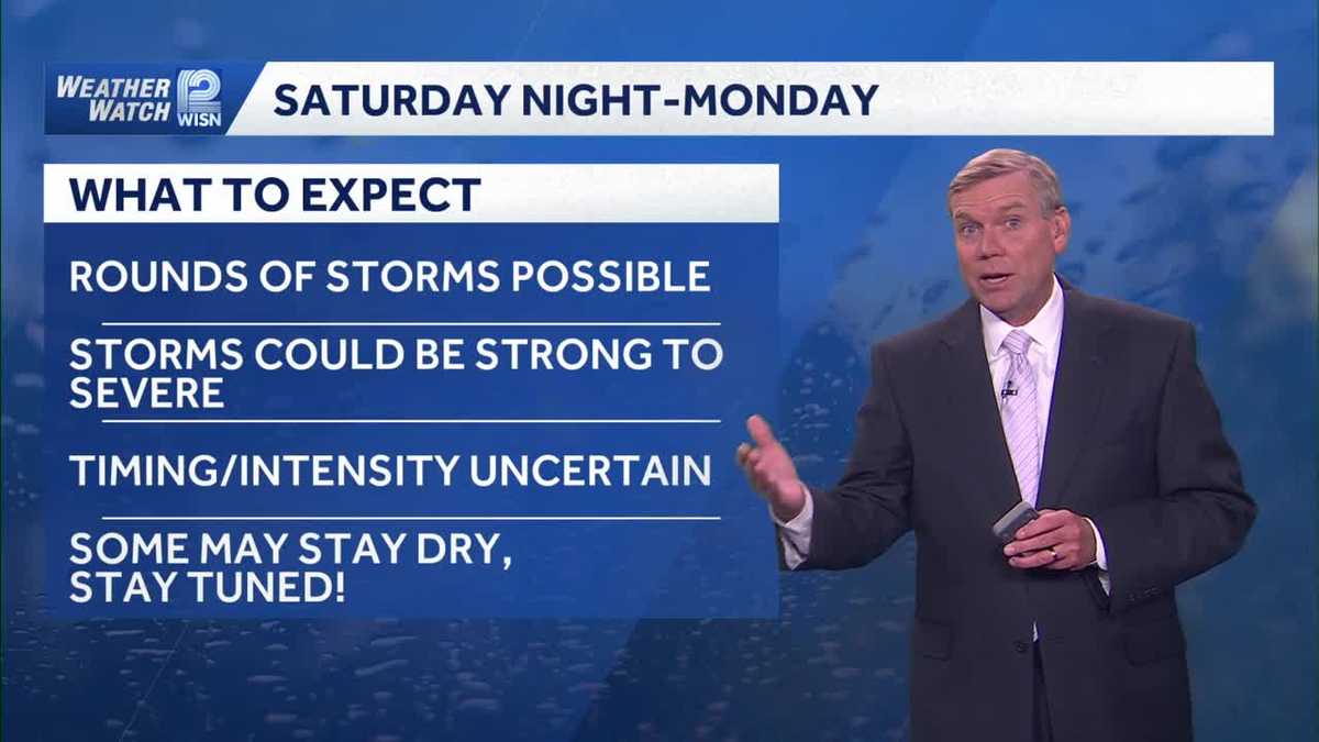 Weekend brings heat and storm chance to SE Wisconsin