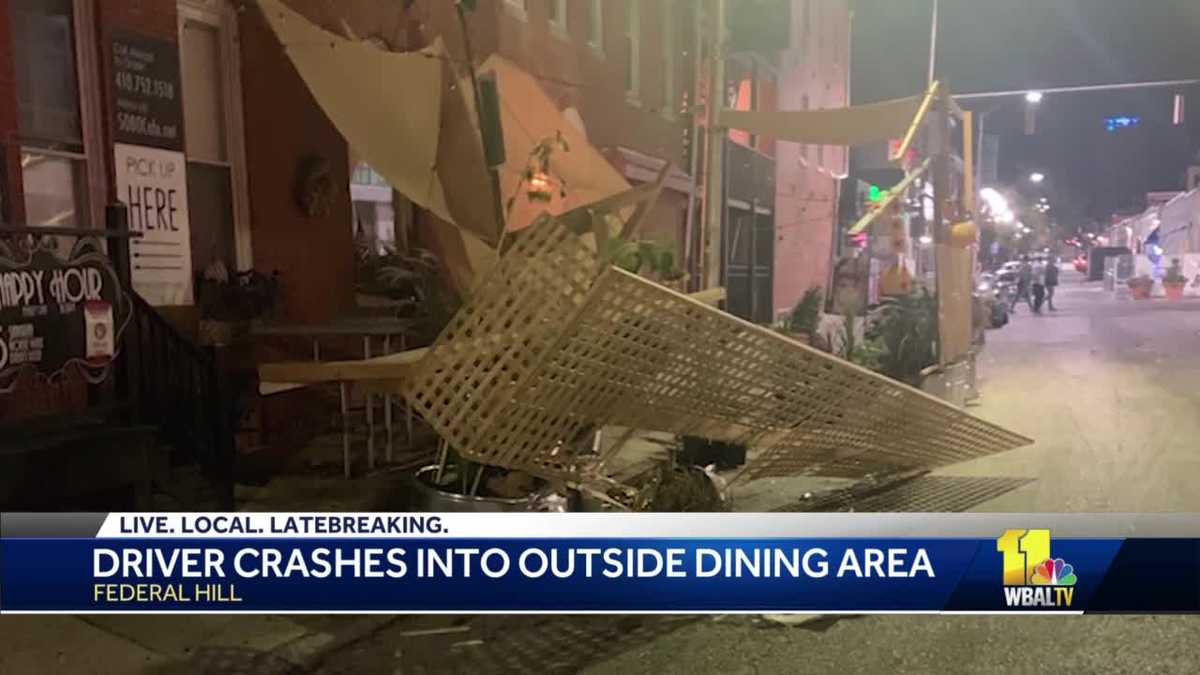 Car crash leaves damage behind at SoBo Cafe’s parklet