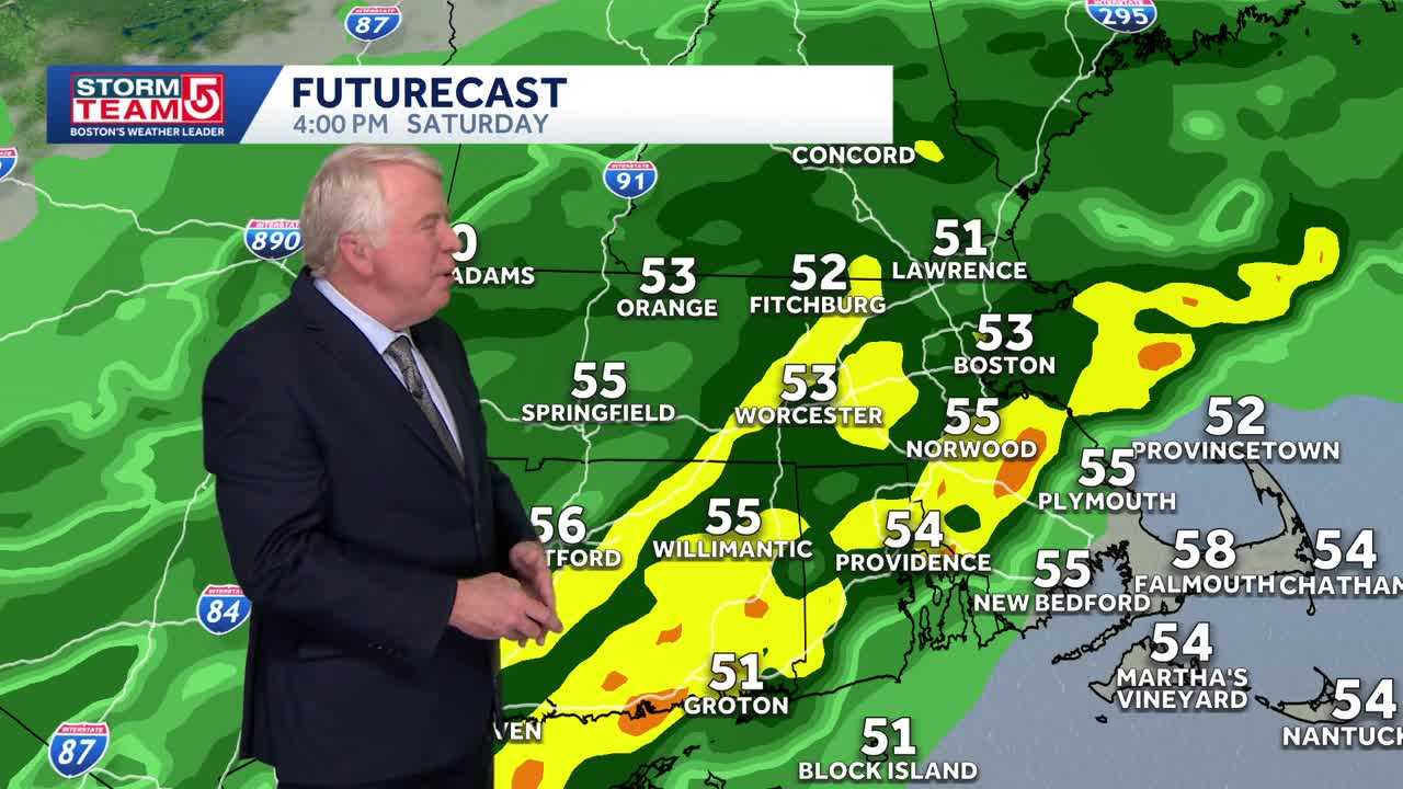 Video: Saturday impact weather brings soaking rain