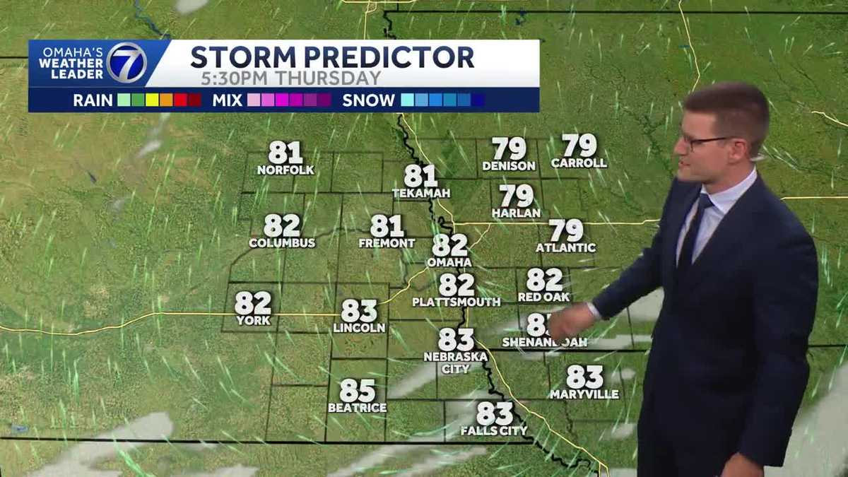 Beautiful weather on the way Thursday in Omaha area