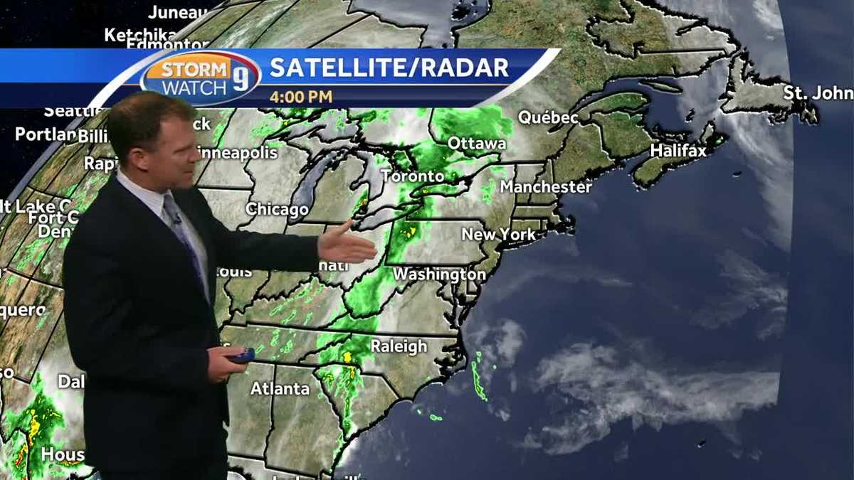 Cooler Showers On The Way