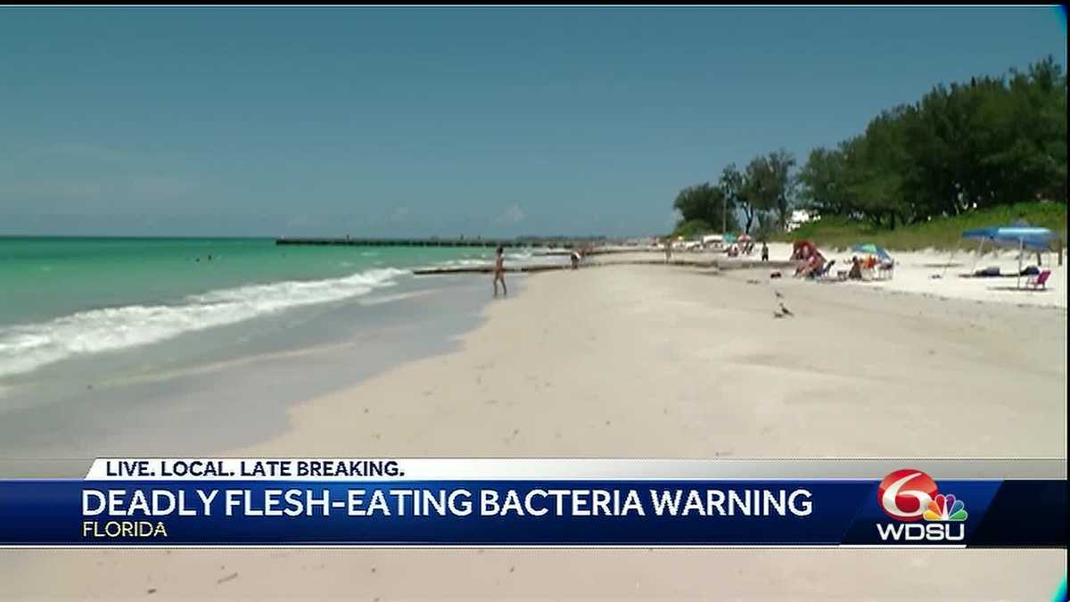 Florida beachgoers warned about flesheating bacteria