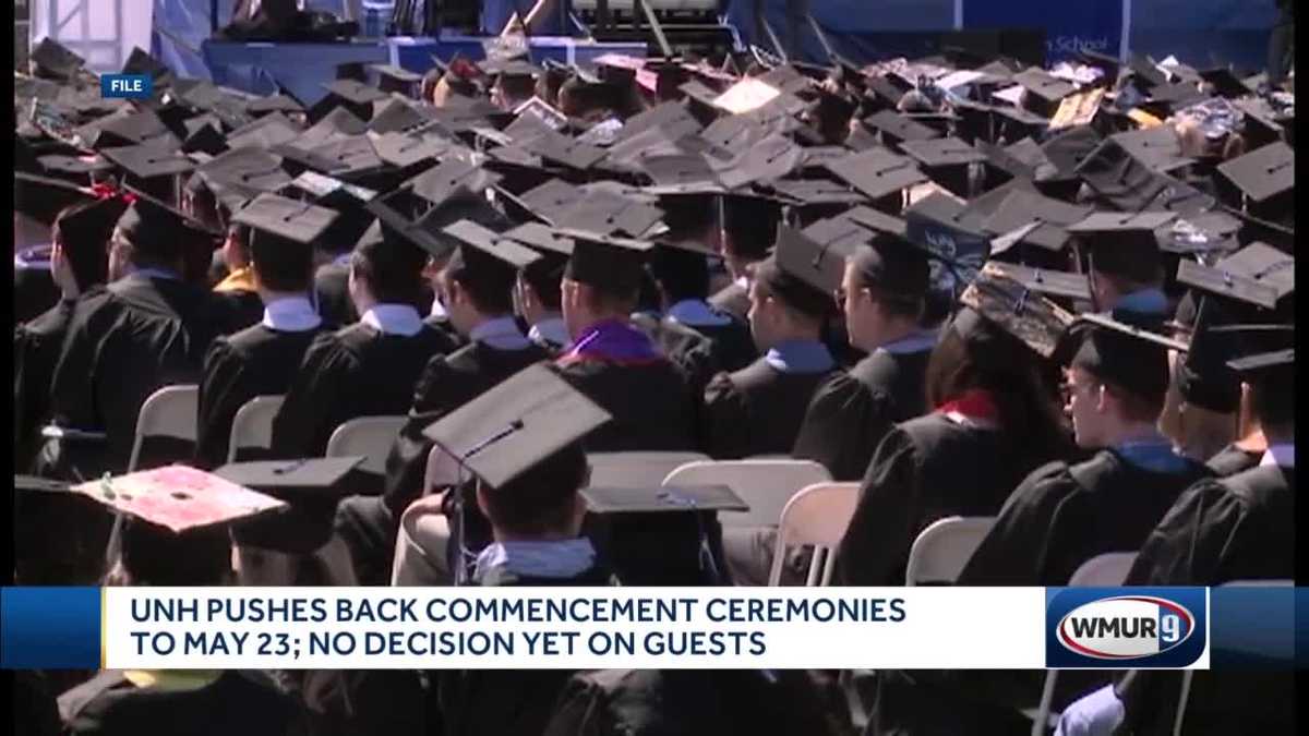 University of New Hampshire pushes back commencement ceremonies