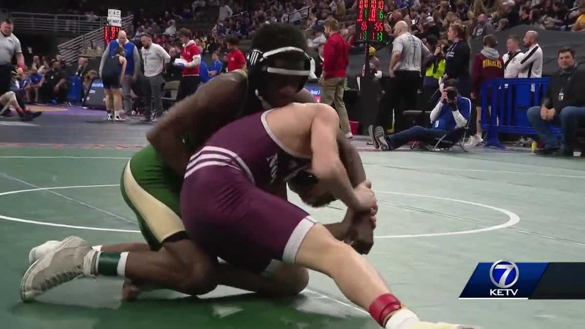 Day one of NSAA boys state wrestling at CHI Health Center