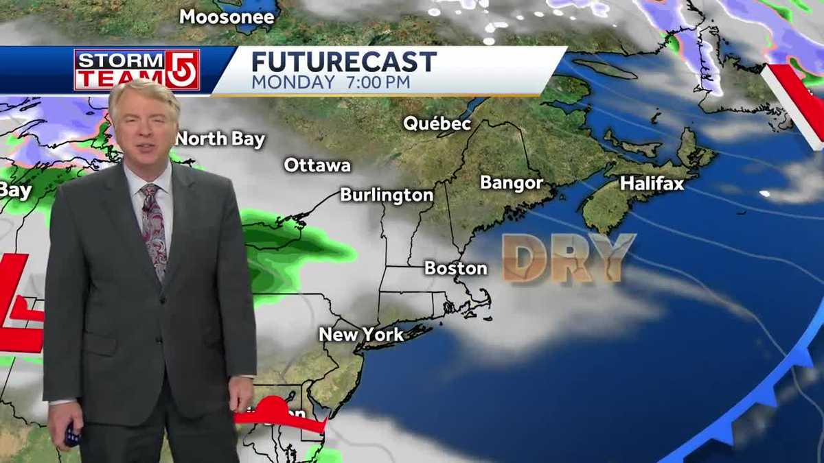 Video: Brief break in rain before more showers arrive