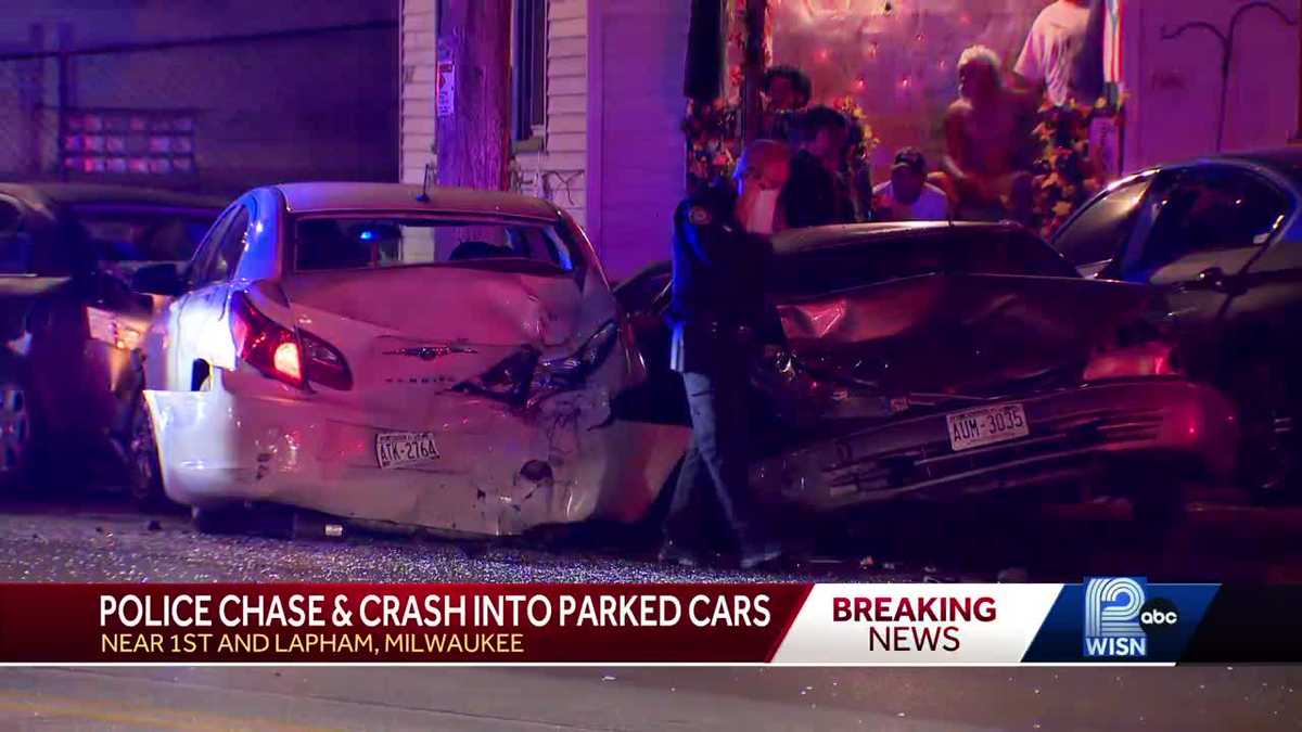 A police chase began in West Allis and ended with an accident