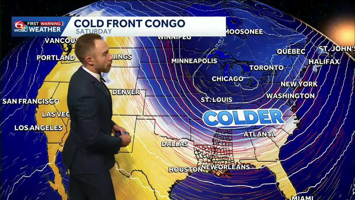 Cold front congo! Series of cold fronts on the way will bring up and down temperatures.
