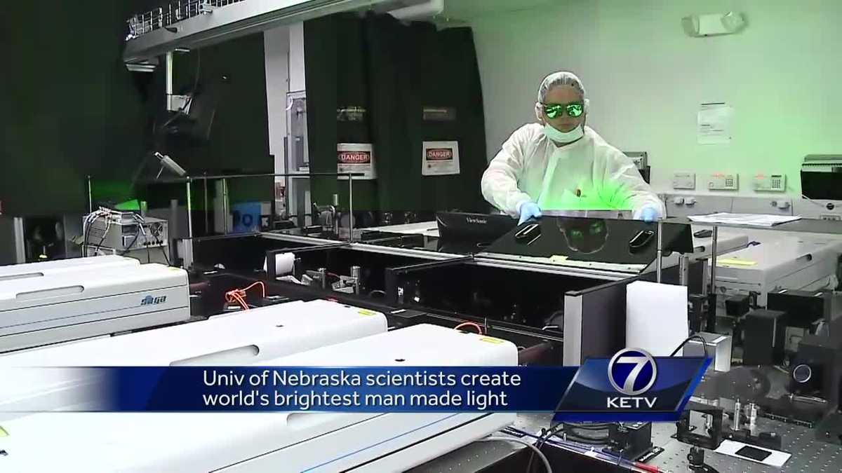 UNL scientists create world's brightest manmade light