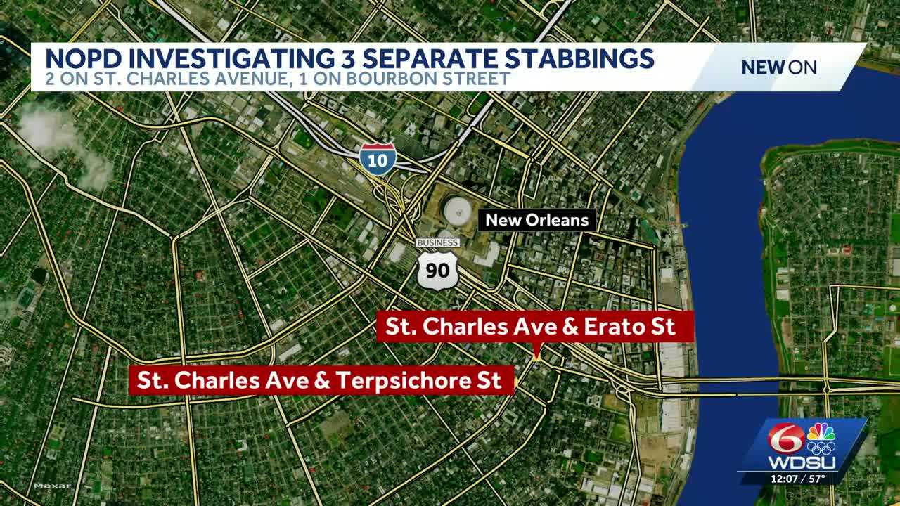 NOPD investigating three different stabbings. Here’s what we know