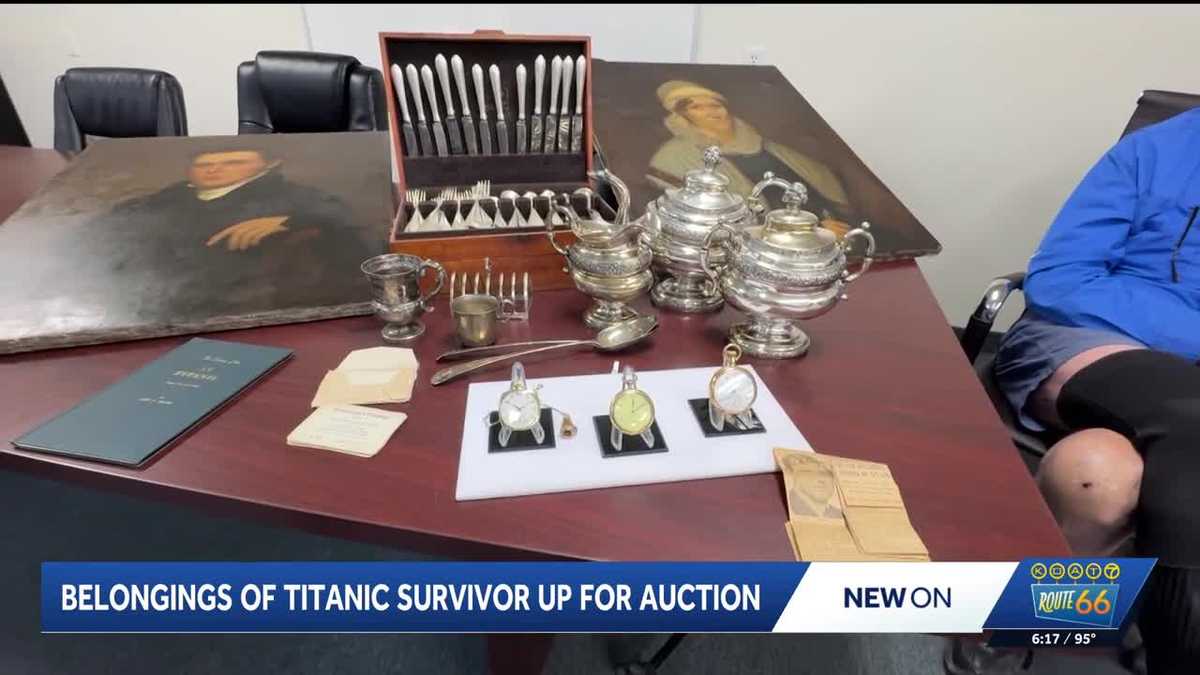 Belongings of Titanic survivor placed up for auction