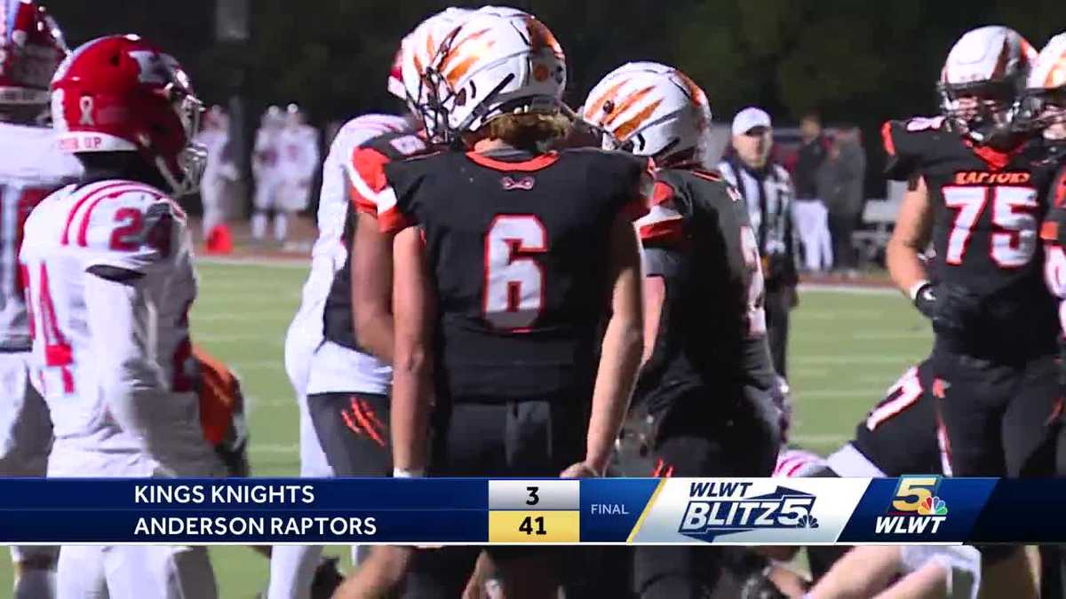 Anderson Raptors 41, Kings Knights 3