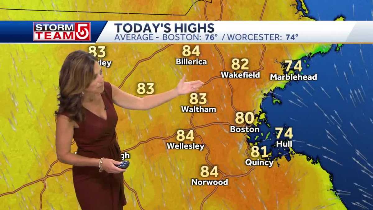 Video: Sunny, dry day with temps in 80s