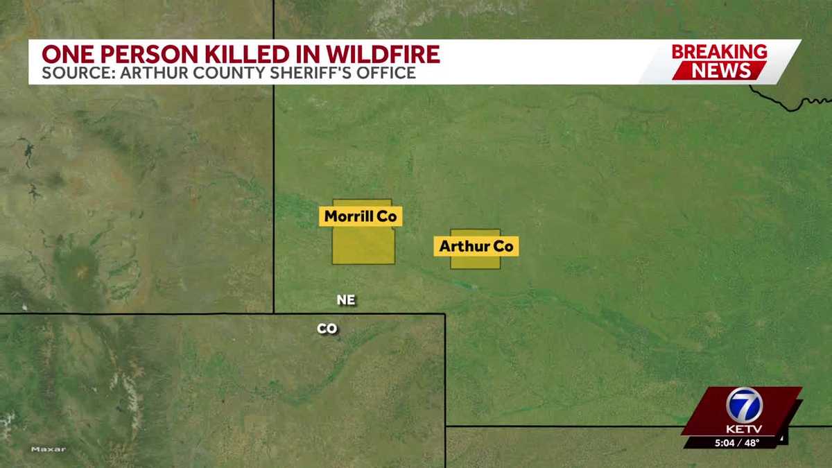 One person dies after wildfires cause widespread devastation in Nebraska
