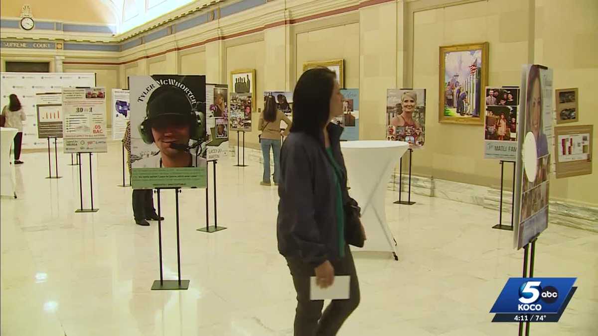 Families who lost loved ones to impaired drivers rally at Oklahoma state Capitol for change