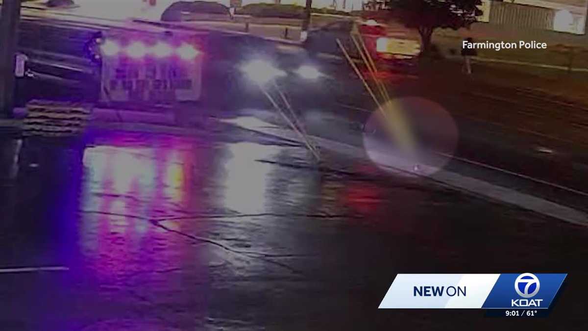 Video shows Farmington Police fatal crash