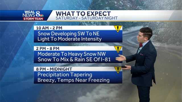 Winter storm moves into the Valley Saturday - Vimarsana News