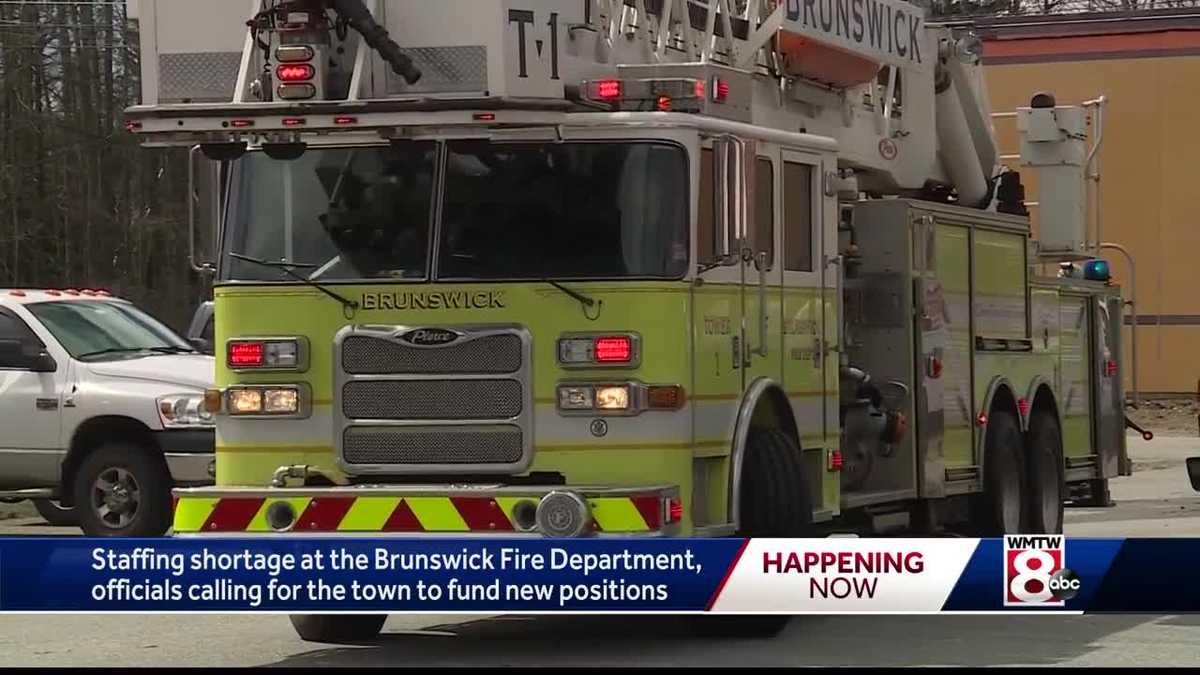 Brunswick firefighters say department is dangerously short staffed