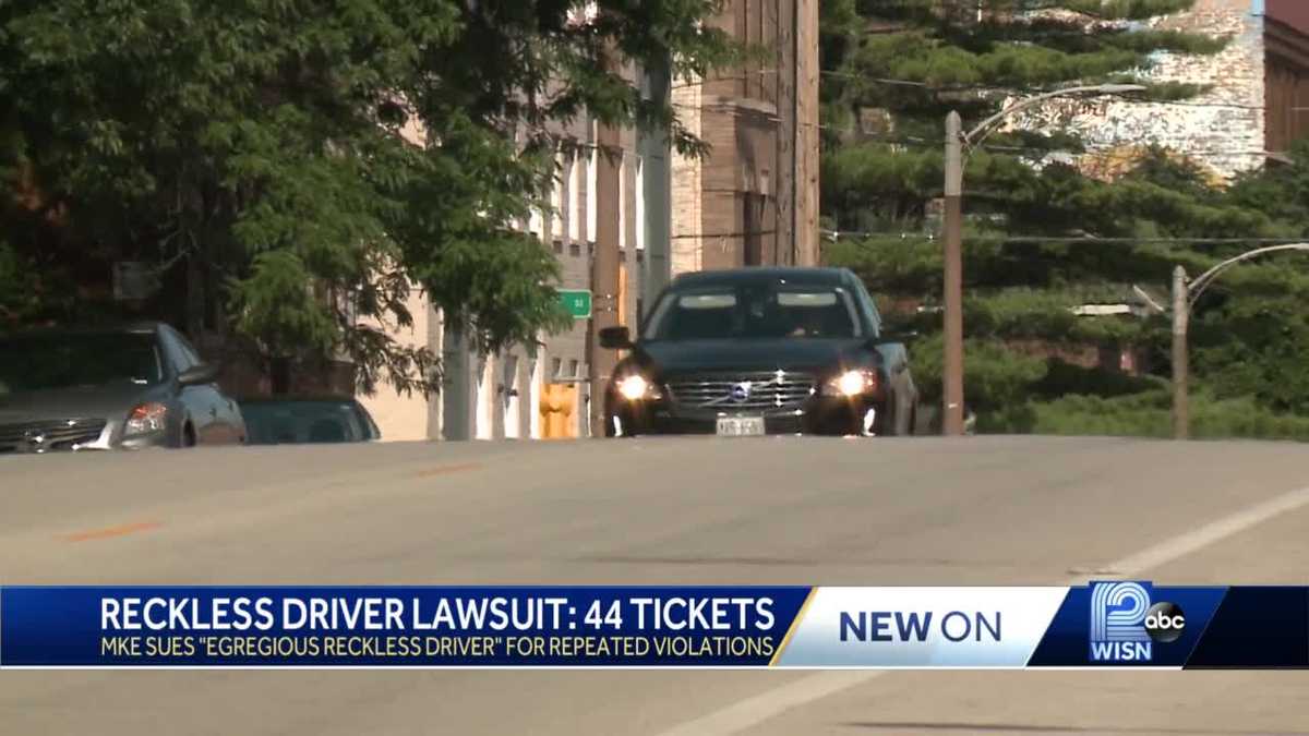 City of Milwaukee files lawsuit against reckless driver ticketed 44 times