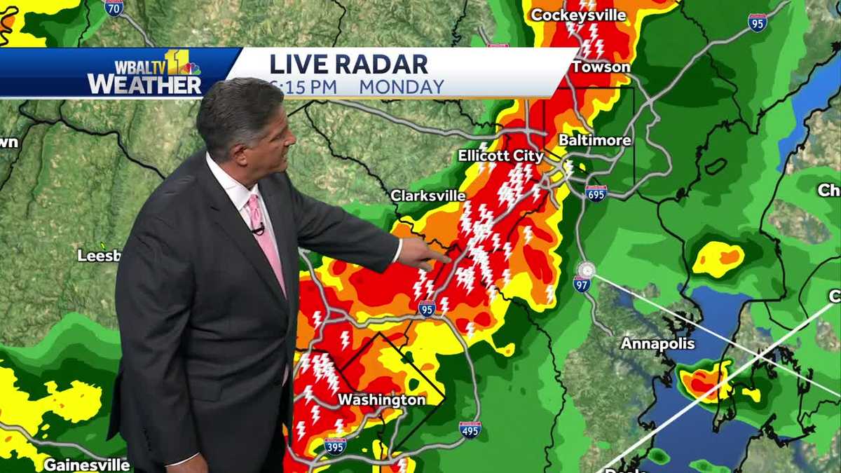 Flood Watch continues in Maryland through the evening