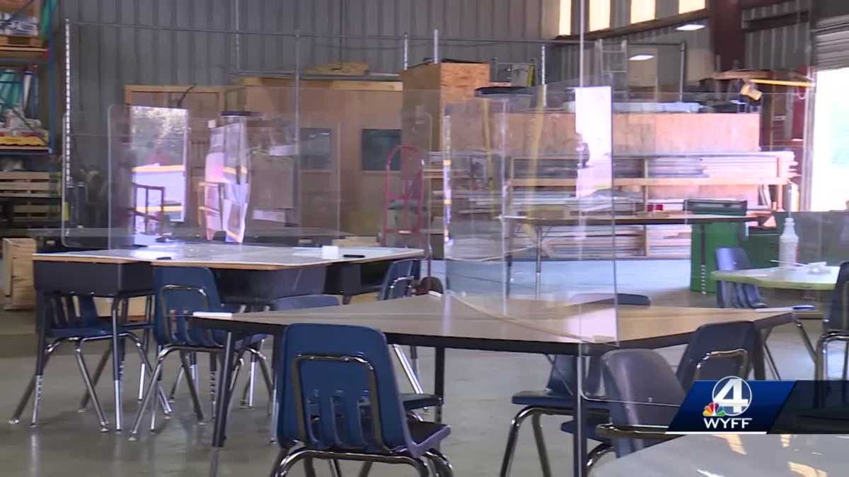 First shipments of plexiglass shields arrive for Greenville County Schools