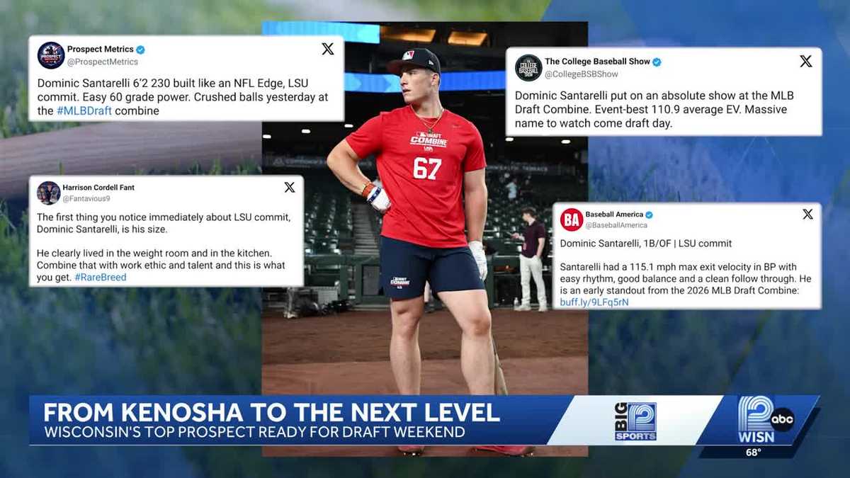 Top Wisconsin baseball prospect Dominic Santarelli faces major decision
