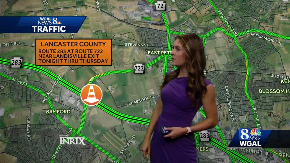 Route 283 traffic project starts tonight