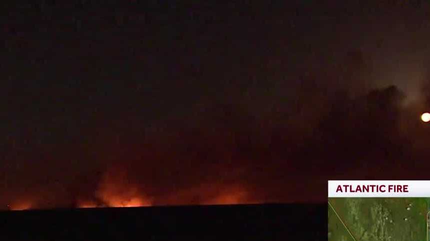 Brush fire burns over 2,200 acres in Broward County with zero containment
