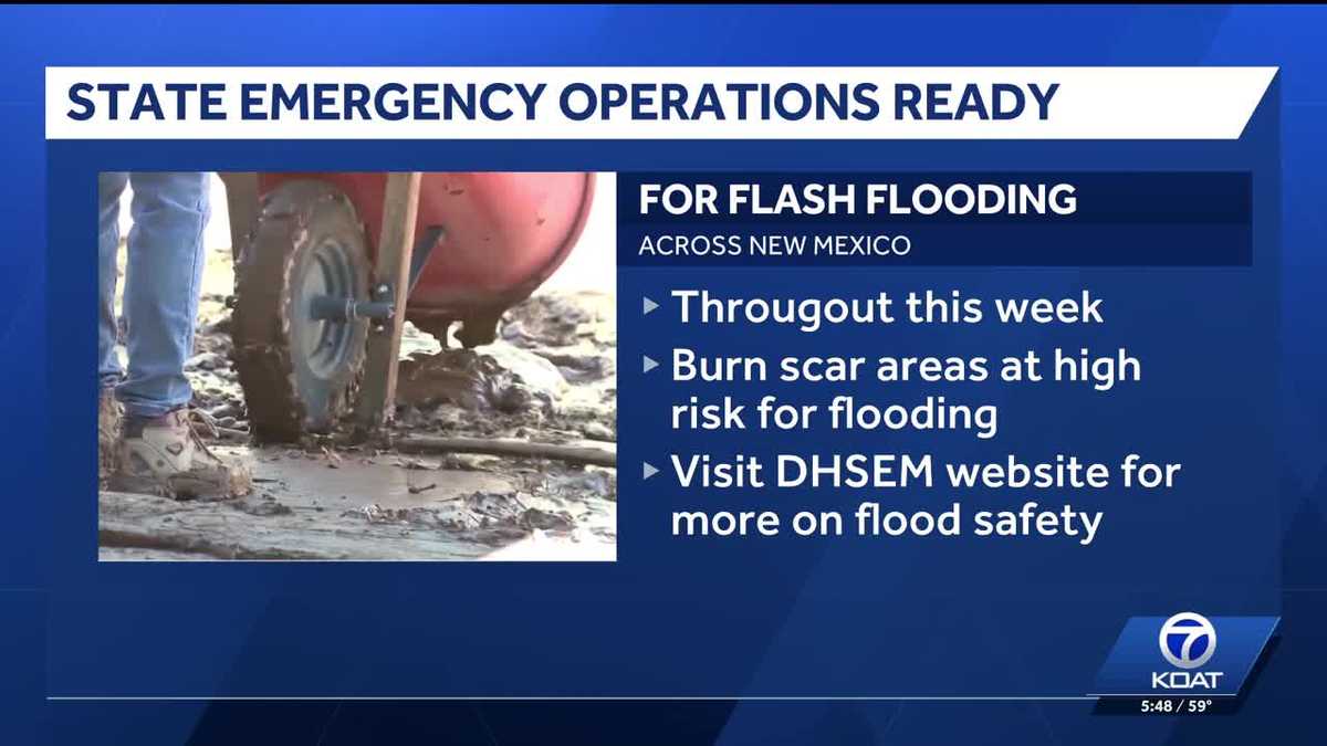 State readies resources as flash flood threat grows