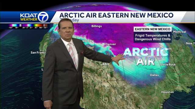 Mild conditions before Arctic air surge moves into eastern NM - Vimarsana News