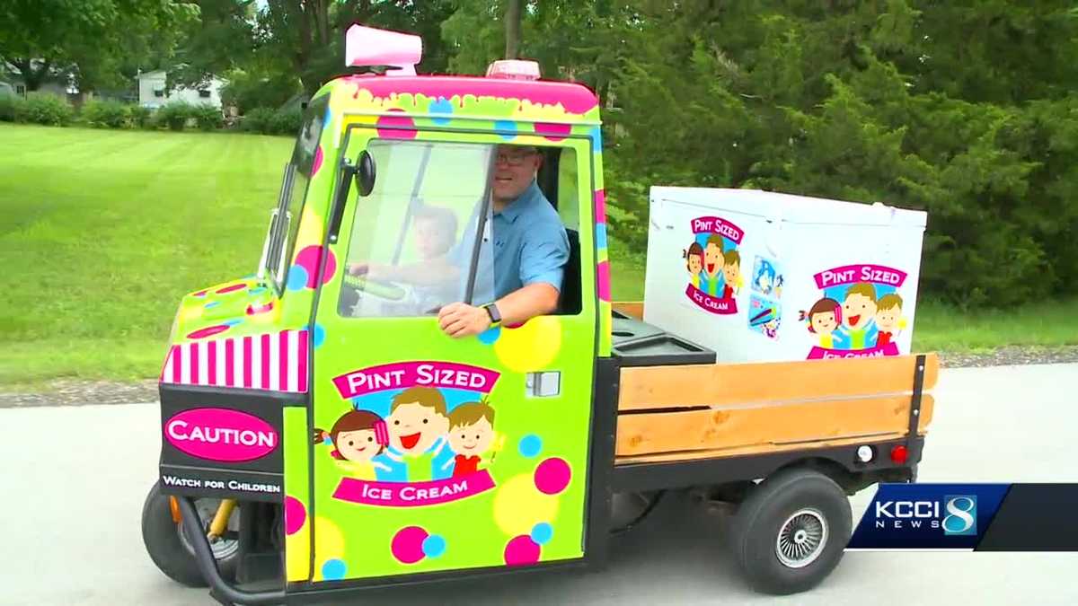 Pintsized ice cream truck serves up smiles in central Iowa