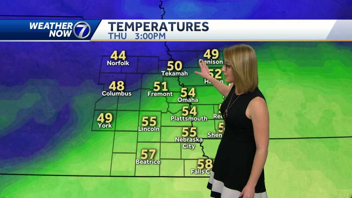 Mild today, much cooler temperatures Friday