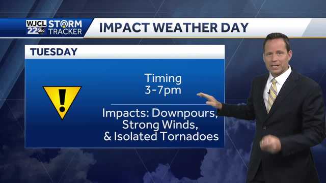 Savannah: Showers, possible strong storms return Tuesday - Vimarsana News
