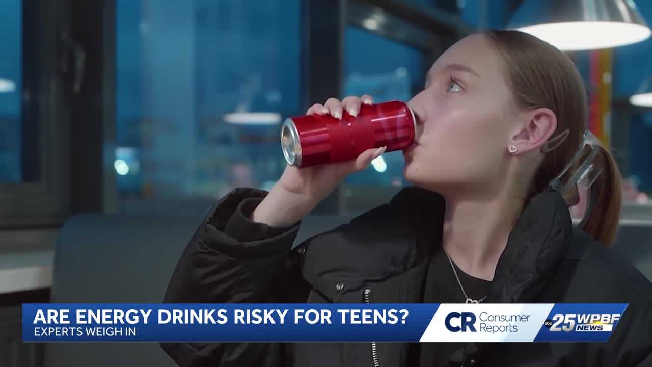 wpbf.com - Steven Graves - Consumer Reports highlights caffeine concerns in energy drinks for teens