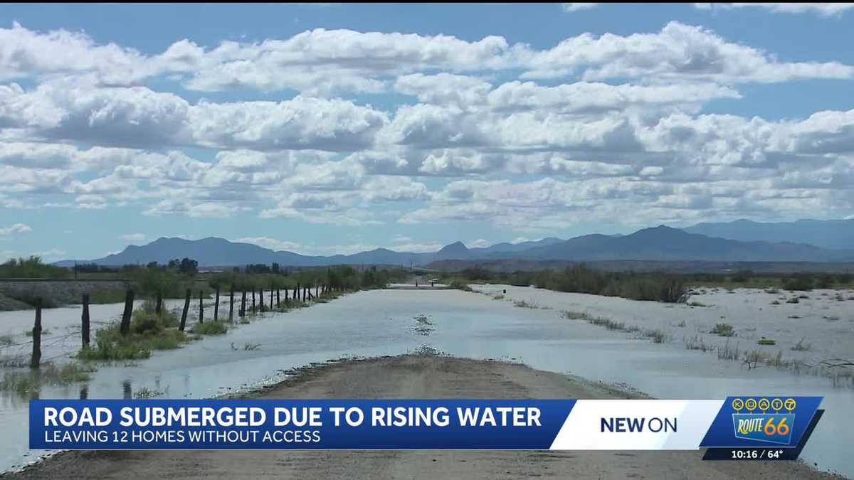 Flooding isolates 12 homes in San Francisco, New Mexico, after Rio Puerco overflows