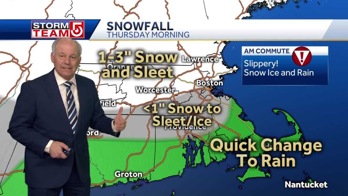 Video: Storm to bring mostly rain, some wintry weather into Friday