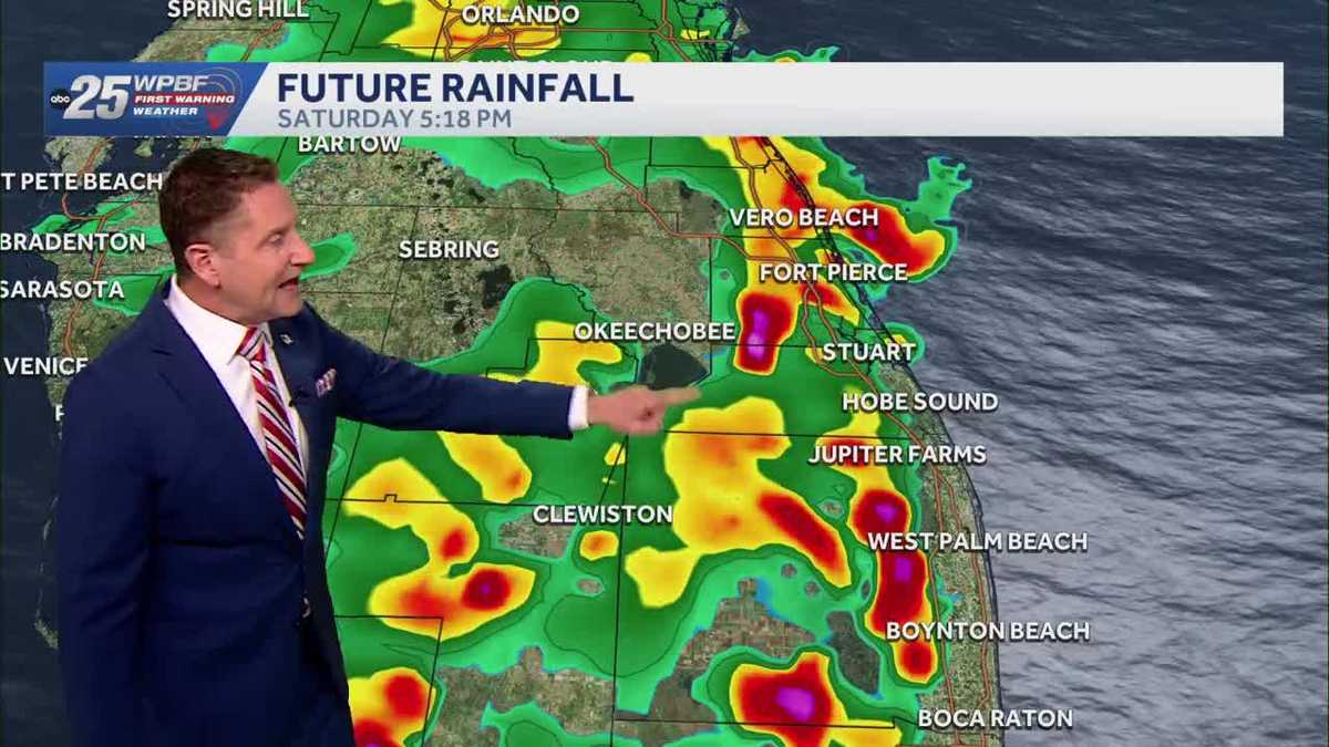 Active weather afternoons through Saturday