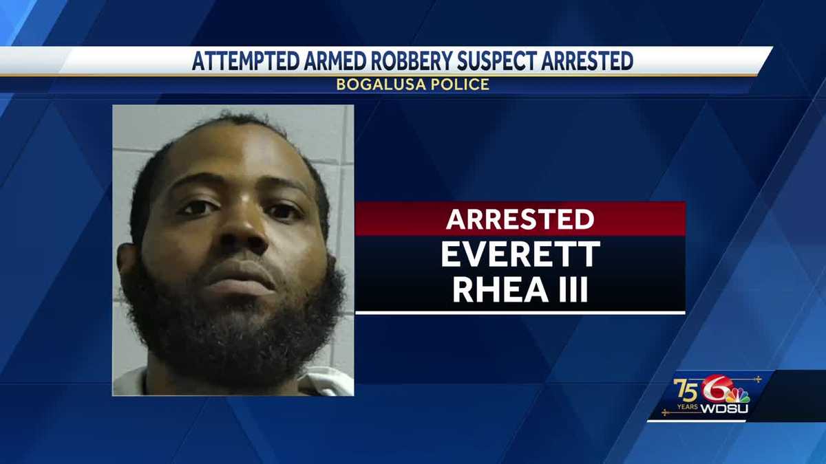 Man arrested after attempted armed robbery in Bogalusa