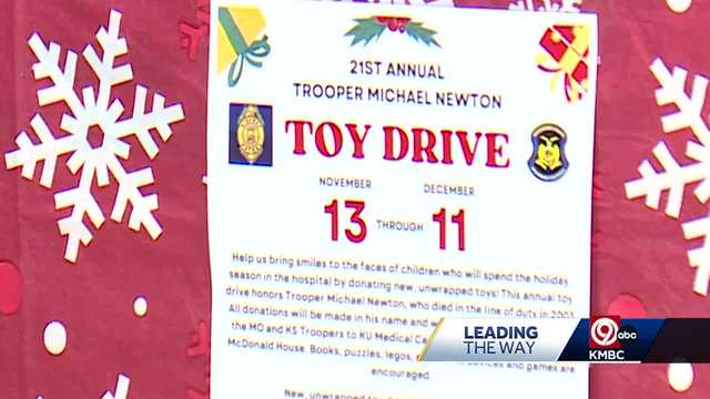 Kansas City area highway patrol troops kick off annual toy drive - Vimarsana News