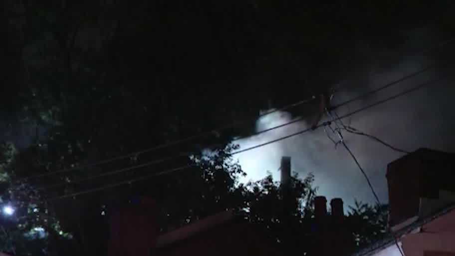 Fire at home sends heavy smoke through Pittsburgh's South Side