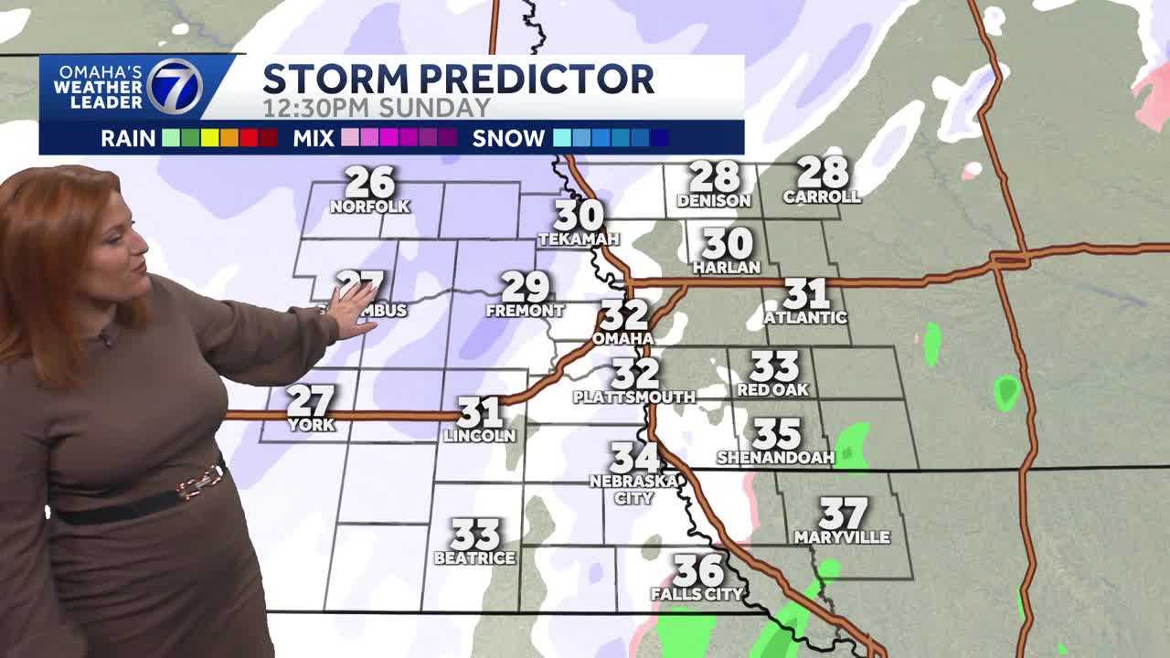 Whiteout conditions expected Sunday for Omaha area