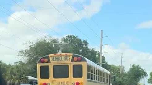 School bus and SUV collide in Fort Pierce, leaving four hospitalized