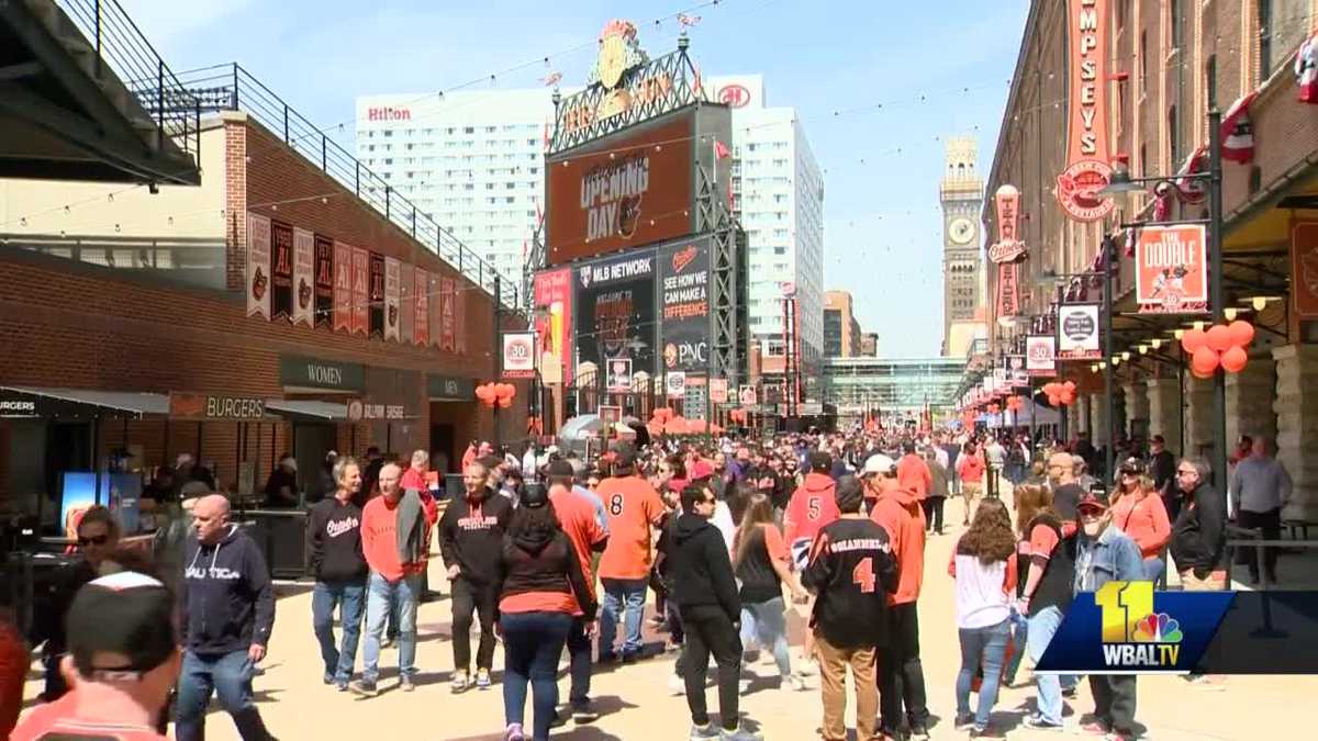 Orioles fans show their excitement, support for home opener