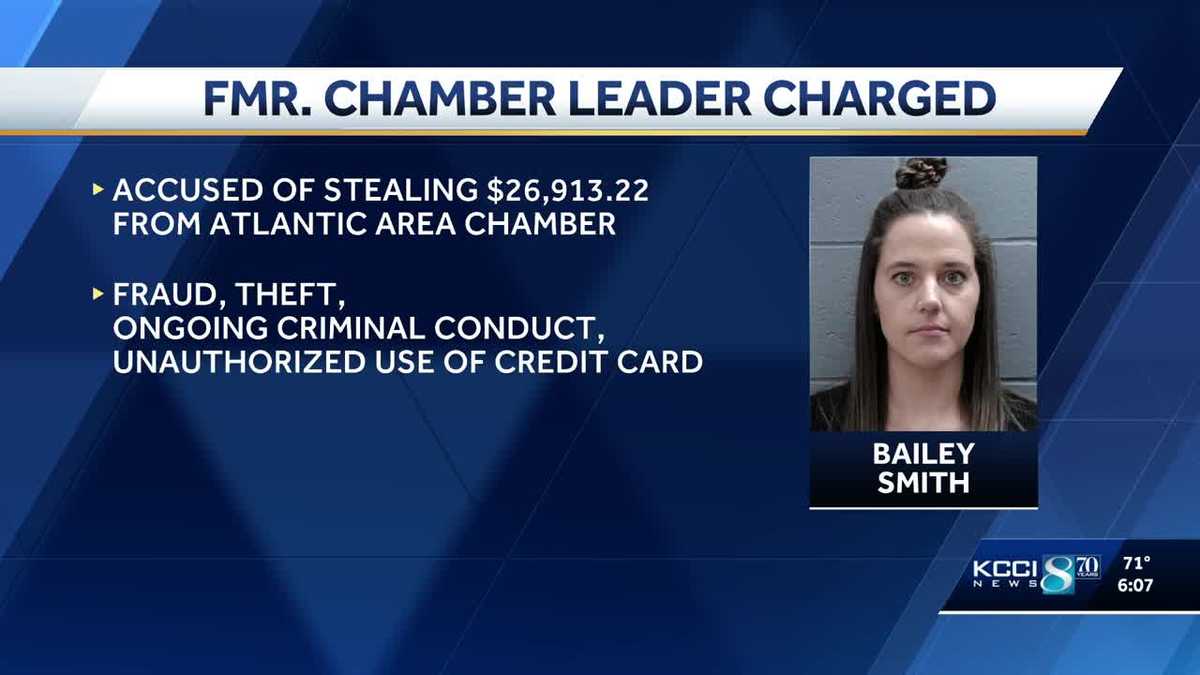 Iowa crime: Bailey Smith, of Atlantic, charged with theft
