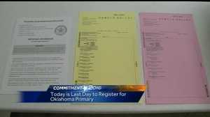 Friday is the last day to register for the Oklahoma Primary