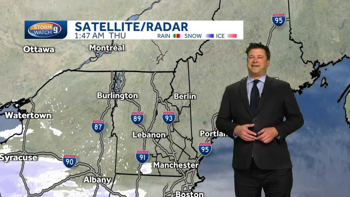 WATCH: Partly to mostly sunny and colder conditions for Thursday