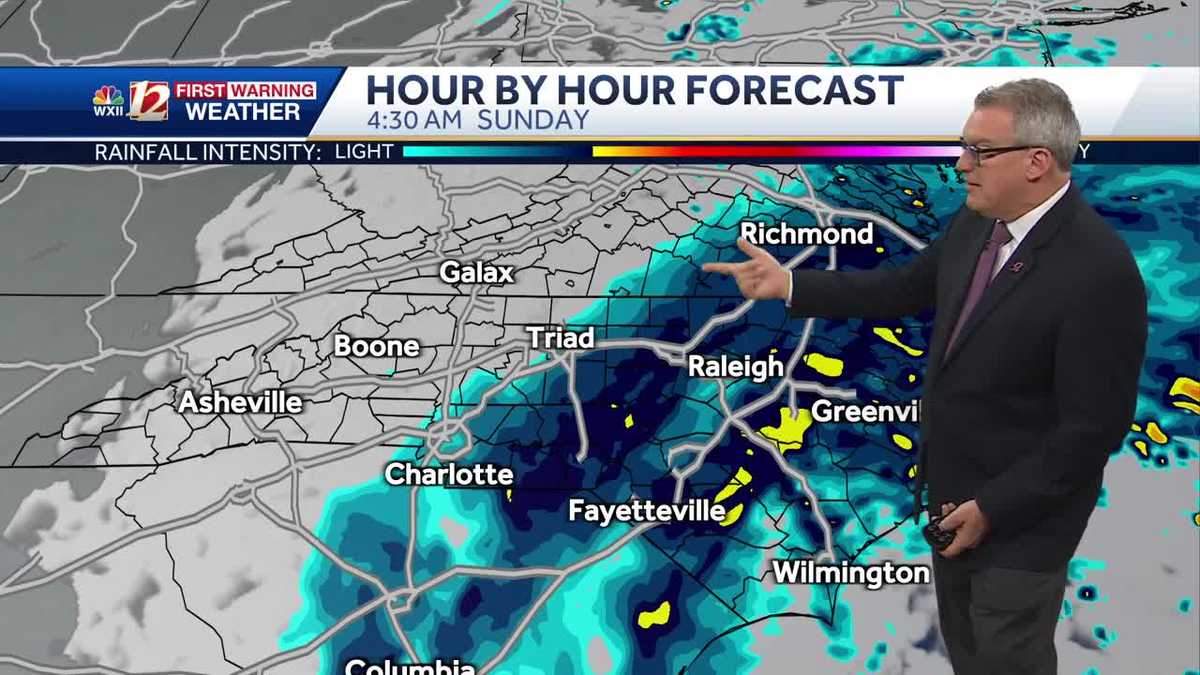 After a nice Friday, a coastal storm will bring Triad rain threat