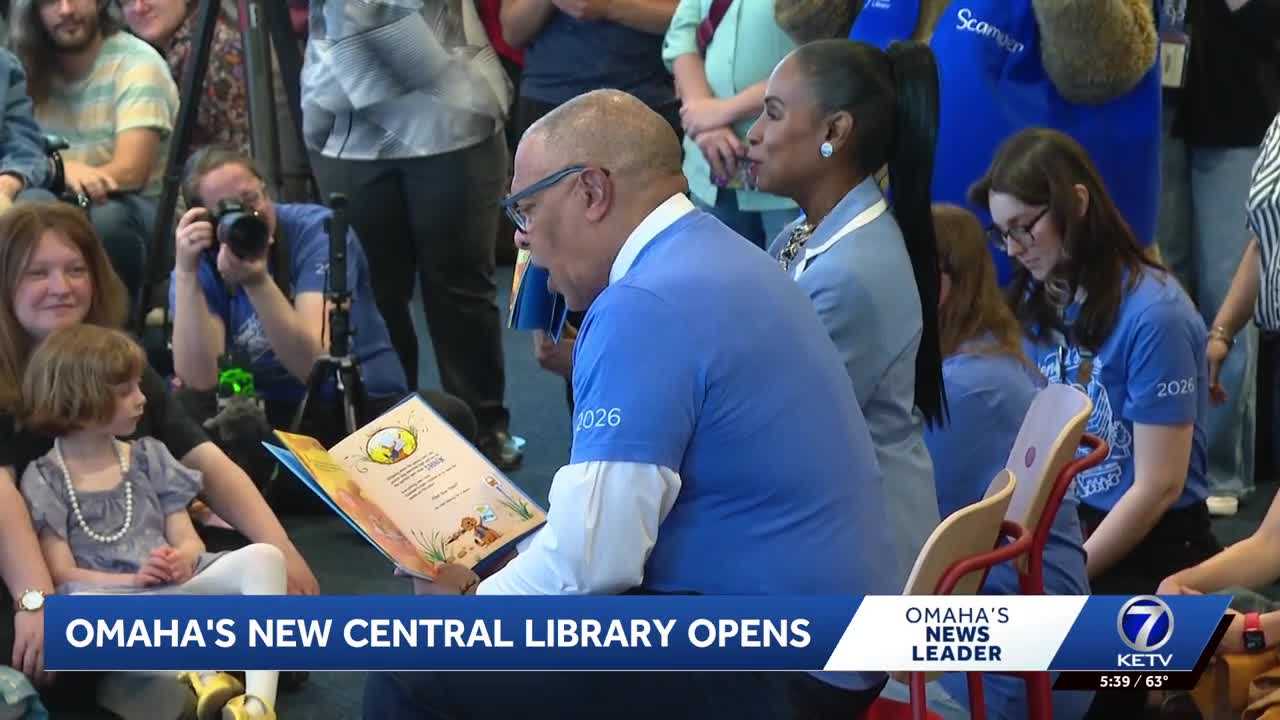 Omaha's new Central Library officially opens to the public