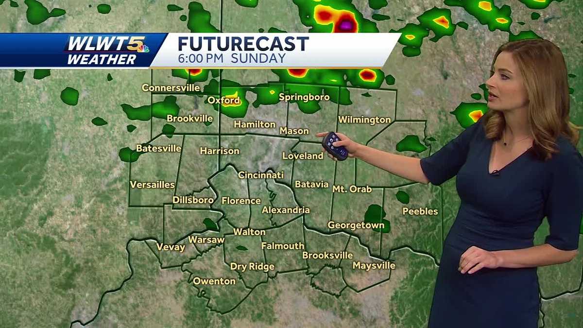 Record heat and scattered storms possible Monday